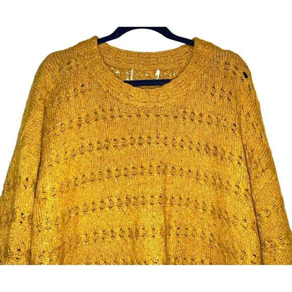Old Navy Mustard Yellow Crew Neck Sweater - Picture 7 of 13